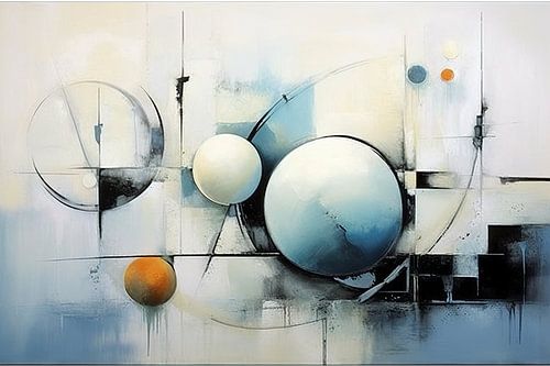 Schwebende Wolken | Moderne Kunst