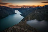 Besseggen ridge dusk by Wojciech Kruczynski thumbnail