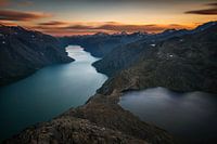 Besseggen ridge dusk