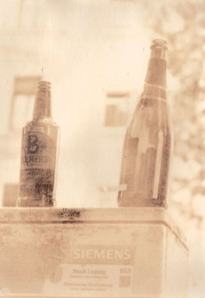 Message in a bottle at Westwerk 2 by Johannes Wobus