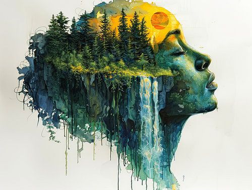 Natur Silhouette 1529 | Frau