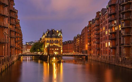 Speicherstadt, Hanzestad Hamburg, Duitsland