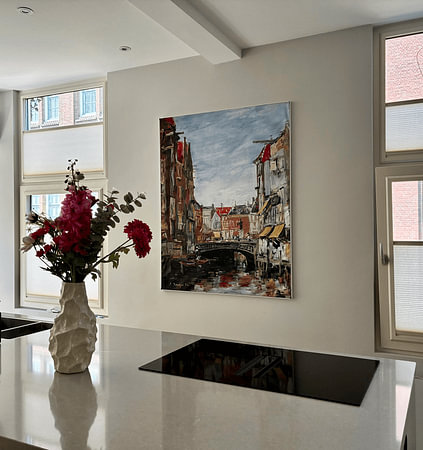 La Place Ary Scheffer, Dordrecht, Eugène Boudin