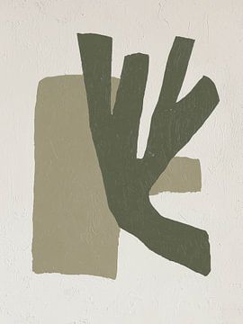 Olive green in balance