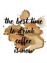 de beste tijd om koffie te drinken is nu van ArtDesign by KBK thumbnail