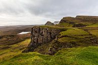 Scotland: Beautiful view Quiraing - Isle-of-Skye van Remco Bosshard thumbnail