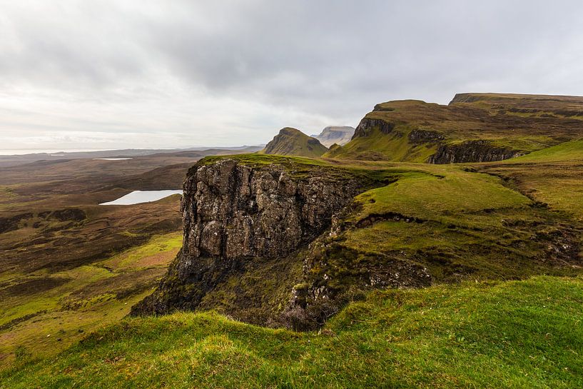 Scotland Isle of Skye: Erstaunliche Aussicht Quiraing von Remco Bosshard