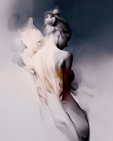 Portret "Soft en tender" van Carla Van Iersel