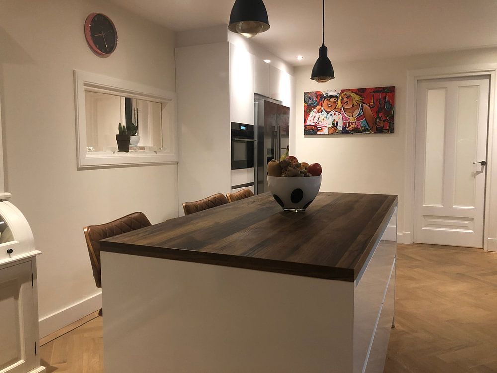 Keuken Party  van Vrolijk Schilderij 