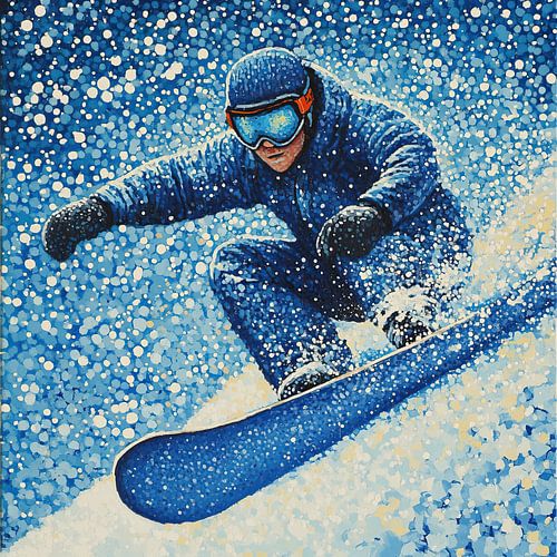 Snowboarder | Snowboarder in actie