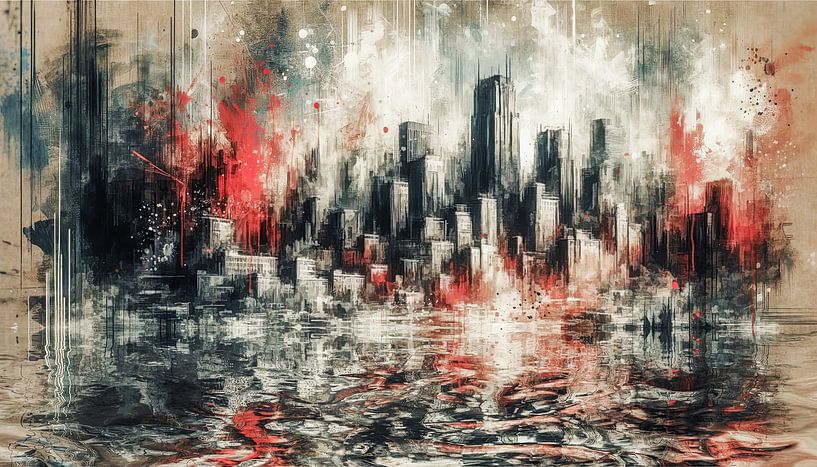 Stadt am Wasser von Arjen Roos