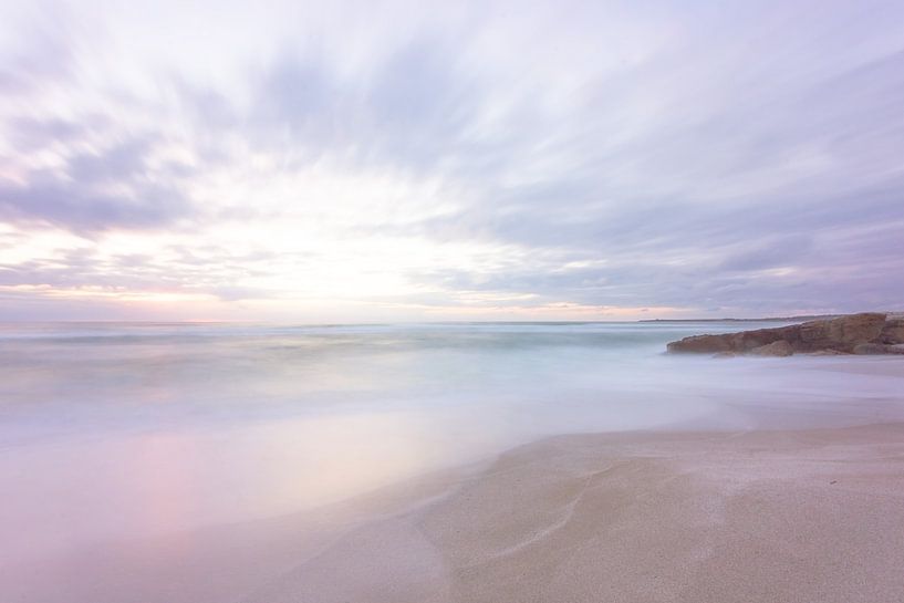 Pastel zonsondergang van Studio voor Beeld