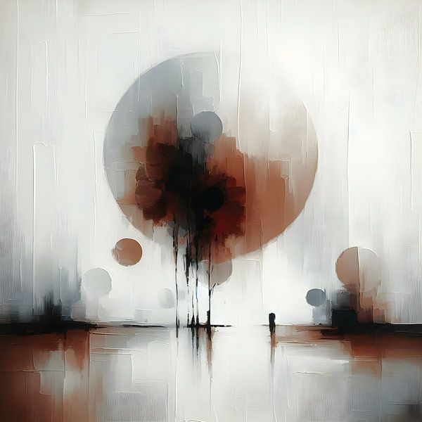 Trees in Circle by FoXo Art