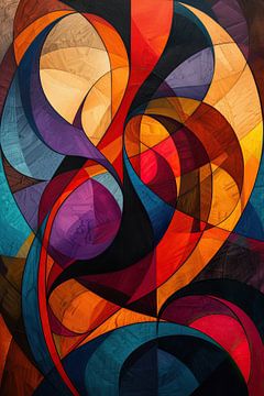 Sinuous Color Symphony Interieur