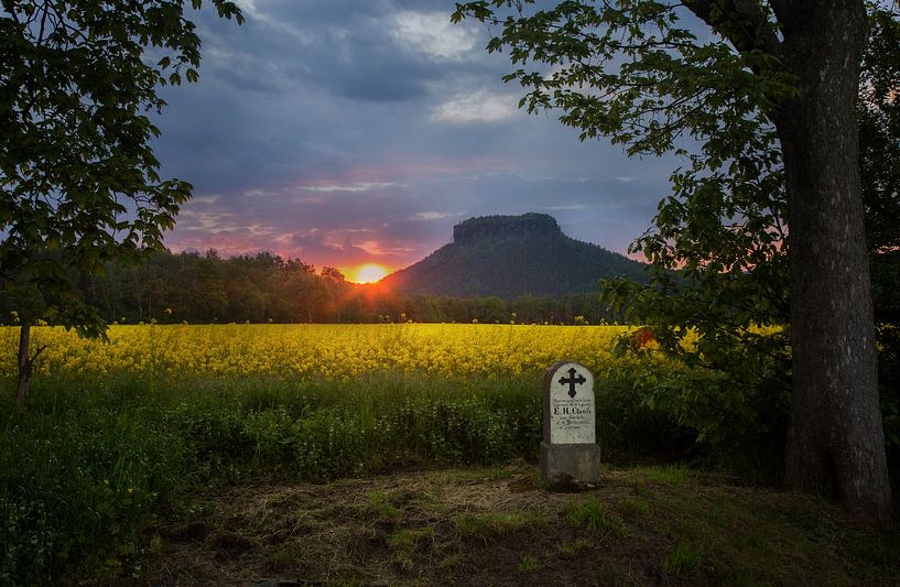 Sunset in Gohrisch by Sergej Nickel