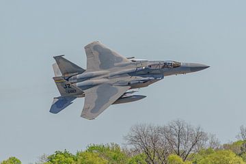 Take-off Bayou Militia McDonnell Douglas F-15C Eagle. by Jaap van den Berg