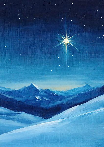 Weihnachtsstern von Wunderbare Kunst