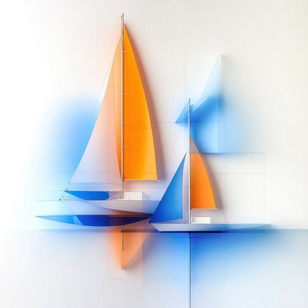 Sails in light and colour by Rautenberg Digital Art Maritim