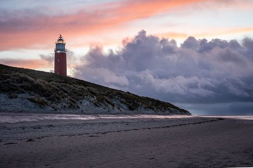 Sunset at the Texel lighthouse