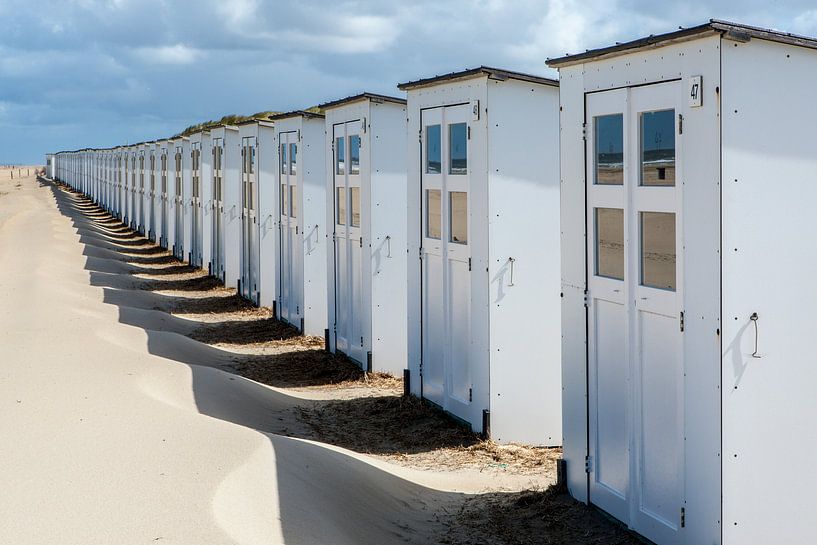 Strandhuisjes op Texel von Guus Quaedvlieg