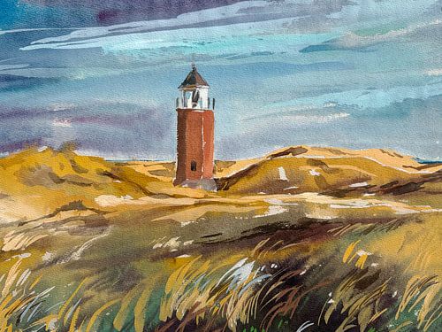 De vuurtoren van Kampen