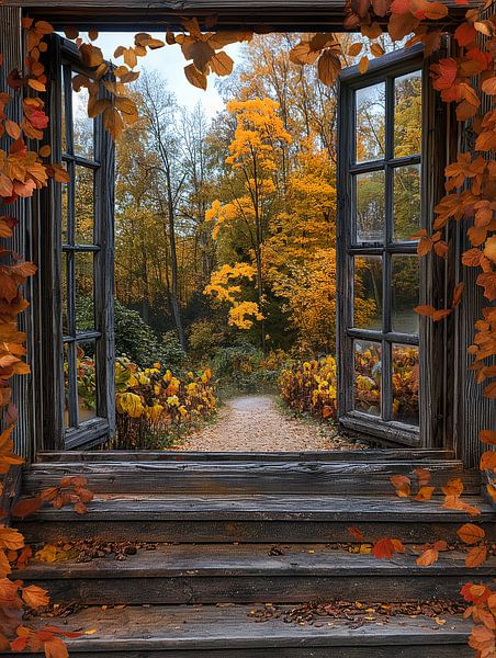 uitzicht op het bos van Egon Zitter
