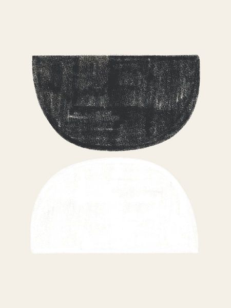 Halbkreis auf Beige von Bohomadic Studio