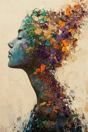 Flourishing thoughts and feelings by Poster Art Shop