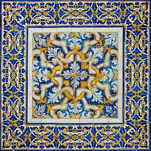 Azulejo an der Algarve in Portugal von Werner Dieterich