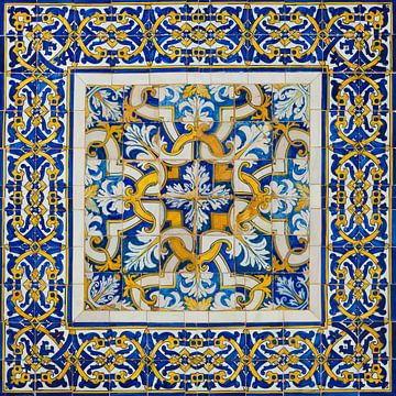Azulejo in de Algarve in Portugal