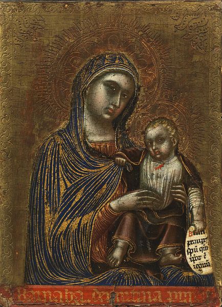 Barnaba da Modena, Jungfrau und Kind - 1365-70 von Atelier Liesjes