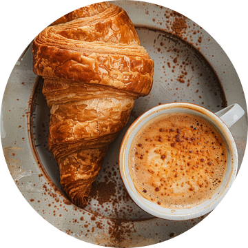 Koffie met croissant van Studio Allee