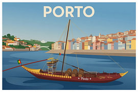 Porto aan de Douro van Geert van Atteveld