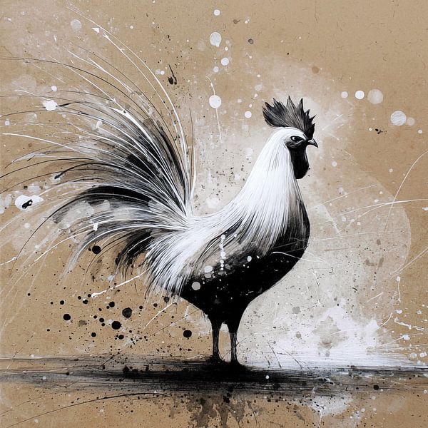 Huhn von Schwarzer Kaffee