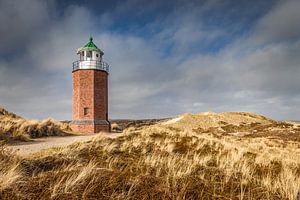 vuurtoren kruislicht in Kampen, Sylt van Christian Müringer