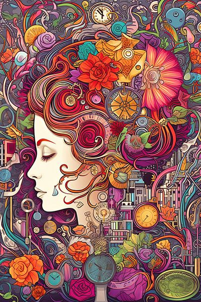 Peindre le labyrinthe de l'intuition par La collection ARTEO