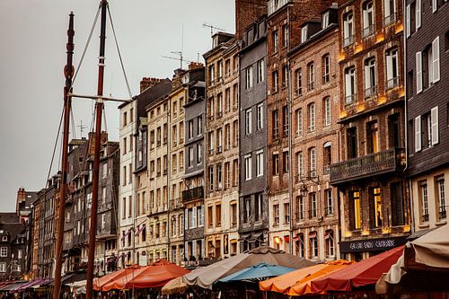 Honfleur im sanften Vintage-Licht