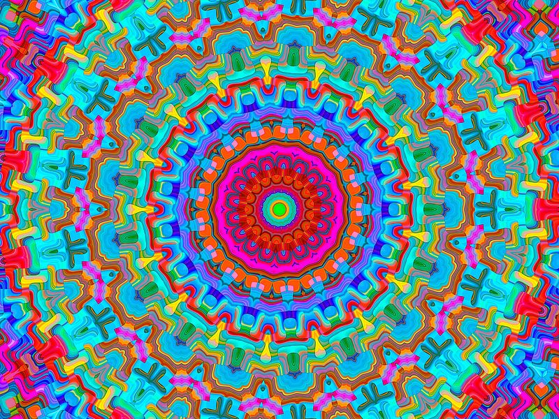 Fiesta Mandala by Caroline Lichthart