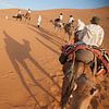 Ein Kamelritt durch die Sahara in Merzouga, Marokko von Bart van Eijden