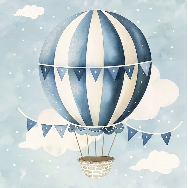 Heißluftballon von Poster Art Shop