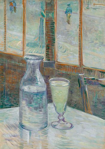 Cafétafel met Absint, Vincent van Gogh