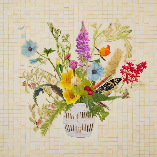 Natural Collage Joy by Color Square
