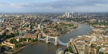 London Skyline van Judith Spanbroek-van den Broek