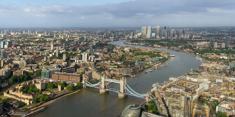 Londoner Skyline von Judith Spanbroek-van den Broek
