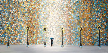 Kiss Under the Golden Rain by Ekaterina Ermilkina