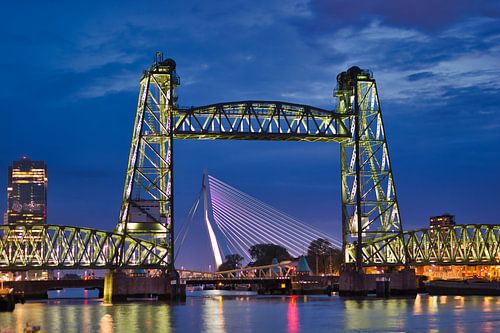 Rotterdam, De Hef, pont Erasmus, De Zwaan.