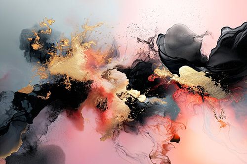 Abstracte alchemie - Obsidiaanbloei IV