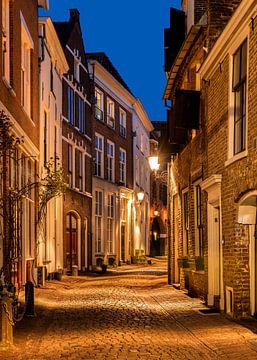 Bergstraat in Old Deventer, Netherlands