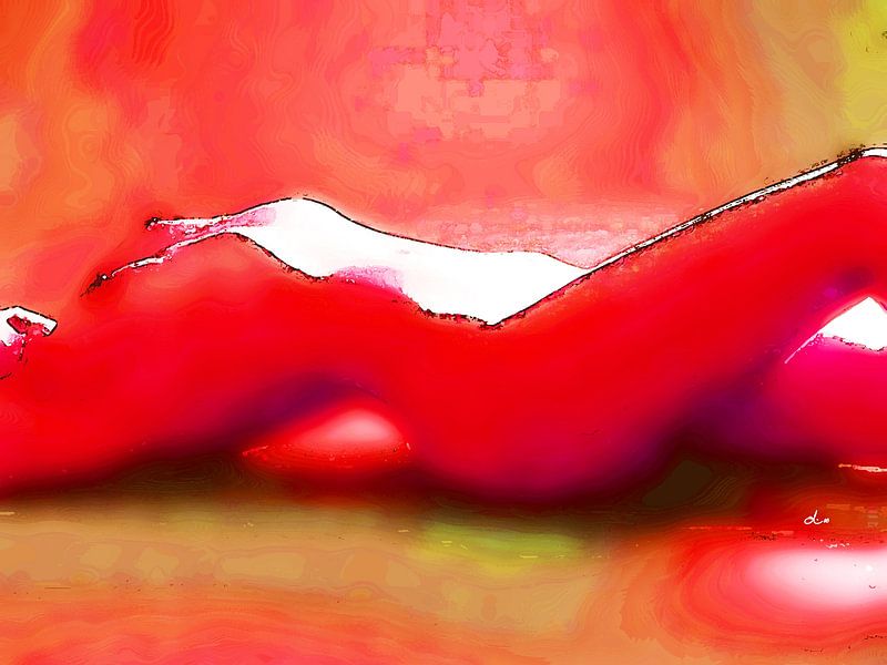 Frauenakt   |  Lady in Red von Dirk H. Wendt