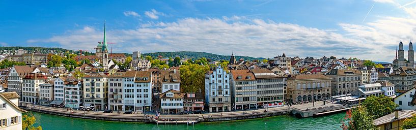 Limmatkai in Zürich von Leopold Brix